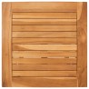 Transat avec Table Bois de teck massif Marron 583394583394