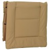 Transat pliant avec coussin Beige 583398583398