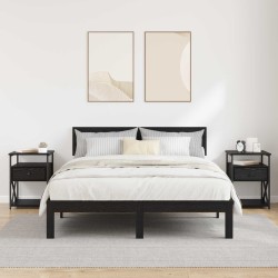 Cabinet de chevet avec tiroir 2 pcs Chêne noir 40 x 42 x 55 cm 583399583399