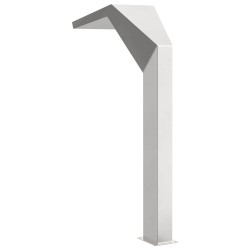 Chute d'eau de Piscine Acier inoxydable 50 x 30 x 90 cm Argenté 583403583403