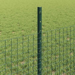 Clôture en fil soudé avec poteaux 10 x 0,5 m Acier galvanisé 583413583413