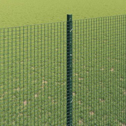 Clôture en fil soudé avec poteaux 10 x 1,5 m Acier galvanisé 583414583414