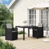 Chaises de jardin salle à manger 2 pcs Anthracite et Gris clair 583420583420