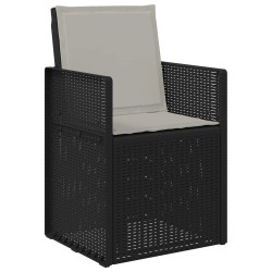 Chaises de jardin salle à manger 2 pcs Anthracite et Gris clair 583420583420