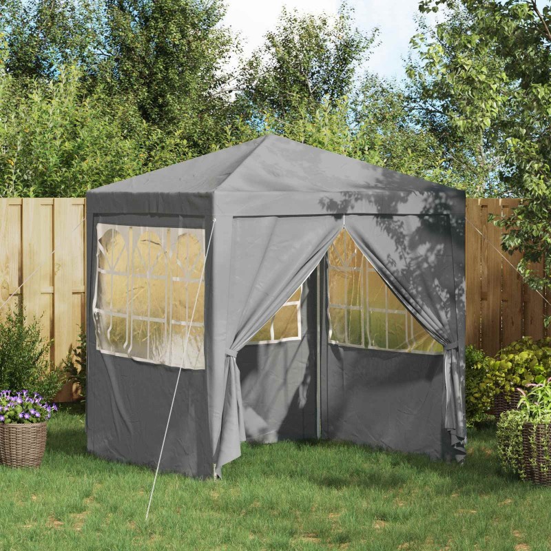 Tente de fête Gris clair 200 x 200 x 240 cm PE et acier 583421583421