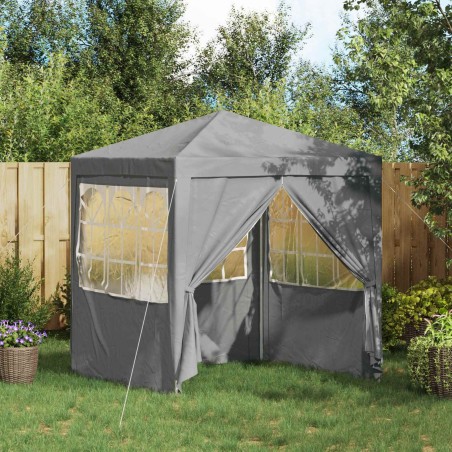 Tente de fête Gris clair 200 x 200 x 240 cm PE et acier 583421583421