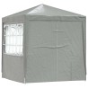 Tente de fête Gris clair 200 x 200 x 240 cm PE et acier 583421583421