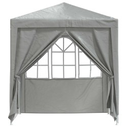 Tente de fête Gris clair 200 x 200 x 240 cm PE et acier 583421583421