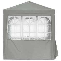 Tente de fête Gris clair 200 x 200 x 240 cm PE et acier 583421583421