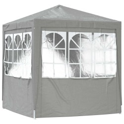 Tente de fête Gris clair 200 x 200 x 240 cm PE et acier 583421583421