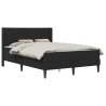 Cadre de lit avec matelas Noir 120 x 200 cm Velours 583425583425