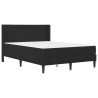 Cadre de lit avec matelas Noir 120 x 200 cm Velours 583425583425