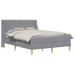 Cadre de lit avec matelas avec tête de lit Polyester 583427583427