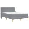 Cadre de lit avec matelas avec tête de lit Polyester 583427583427