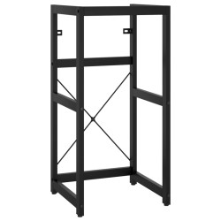 Cadre de lavabo de salle de bain vasque à encastrer Noir Fer 583429583429