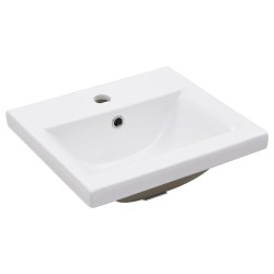Cadre de lavabo de salle de bain vasque à encastrer Noir Fer 583429583429