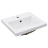 Cadre de lavabo de salle de bain vasque à encastrer Noir Fer 583429583429