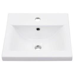 Cadre de lavabo de salle de bain vasque à encastrer Noir Fer 583429583429