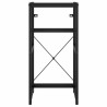 Cadre de lavabo de salle de bain Noir 40x38x83 cm Fer 583430583430