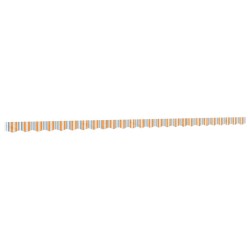Tissu de remplacement de cantonnière d’auvent multicolore 6 m 583438583438