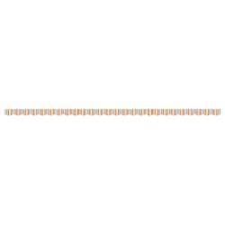 Tissu de remplacement de cantonnière d’auvent multicolore 6 m 583438583438