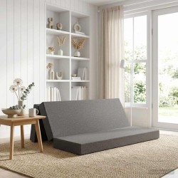 Canapé-lit pliable 200 x 67 x 45 cm Gris clair 583440583440