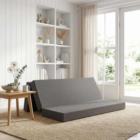 Canapé-lit pliable 200 x 67 x 45 cm Gris clair 583440583440
