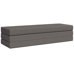Canapé-lit pliable 200 x 67 x 45 cm Gris clair 583440583440