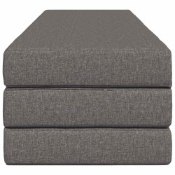 Canapé-lit pliable 200 x 67 x 45 cm Gris clair 583440583440