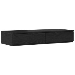 Tiroirs de lit Chêne noir 75 x 36,5 x 16,5 cm Bois d'ingénierie 583443583443