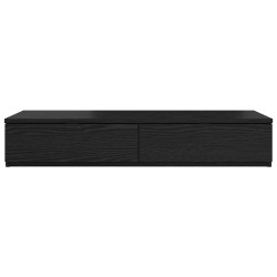 Tiroirs de lit Chêne noir 75 x 36,5 x 16,5 cm Bois d'ingénierie 583443583443