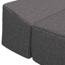 Canapé-lit pliable Gris clair 70 x 60 x 63 cm Tissu 583448583448