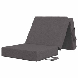 Canapé-lit pliable 75 x 63 x 45 cm Gris clair 583451583451