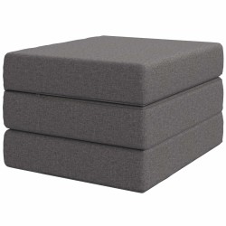 Canapé-lit pliable 75 x 63 x 45 cm Gris clair 583451583451