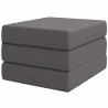 Canapé-lit pliable 75 x 63 x 45 cm Gris clair 583451583451