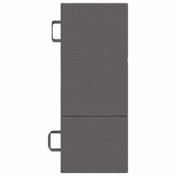 Canapé-lit pliable 75 x 63 x 45 cm Gris clair 583451583451
