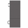 Canapé-lit pliable 75 x 63 x 45 cm Gris clair 583451583451