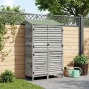 Abri de jardin Gris 106 x 56 x 176,5 cm Bois de Sapin Massif 583452583452