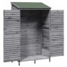 Abri de jardin Gris 106 x 56 x 176,5 cm Bois de Sapin Massif 583452583452