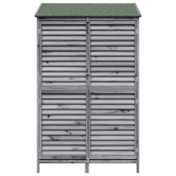 Abri de jardin Gris 106 x 56 x 176,5 cm Bois de Sapin Massif 583452583452