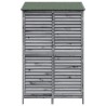 Abri de jardin Gris 106 x 56 x 176,5 cm Bois de Sapin Massif 583452583452