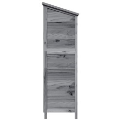 Abri de jardin Gris 106 x 56 x 176,5 cm Bois de Sapin Massif 583452583452