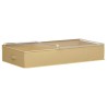 Boîte de rangement avec fenêtre transparente 2 pcs Crème 583453583453