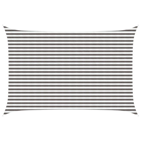 Voile d'ombre Gris clair et blanc 3 x 5 m HDPE 583457583457