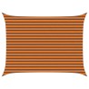 Voile d'ombre Orange et marron 4 × 3 m 100 % polyester Oxford 583458583458
