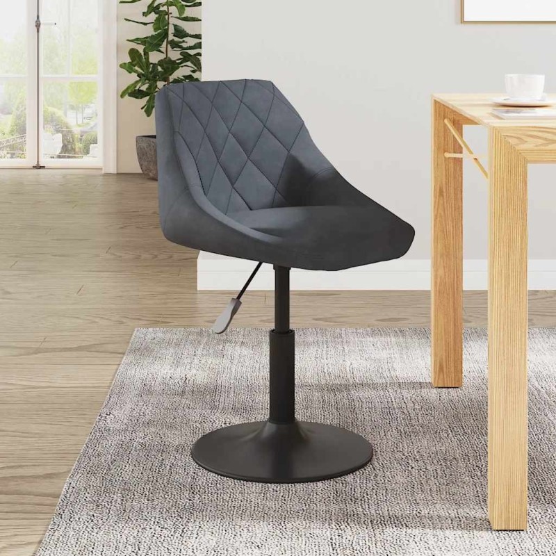 Tabouret de bar Gris foncé Velours 583470583470
