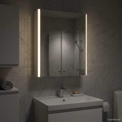 Armoire Miroir de Salle de Bain Blanc 53,5 x 15,5 x 70 cm 583477583477