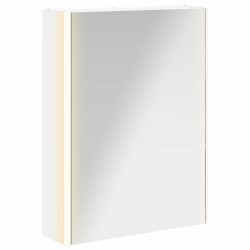 Armoire Miroir de Salle de Bain Blanc 53,5 x 15,5 x 70 cm 583477583477