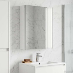Armoire Miroir de Salle de Bain Blanc 53,5 x 15,5 x 70 cm 583477583477
