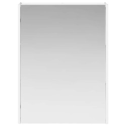 Armoire Miroir de Salle de Bain Blanc 53,5 x 15,5 x 70 cm 583477583477